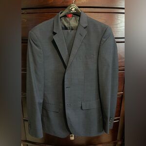 Línea UOMO Navy Blue Men's Classic Suit